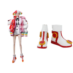 ONe Piece Uta Cosplay Shoes Boots Halloween Costumes Accessory Custom Made