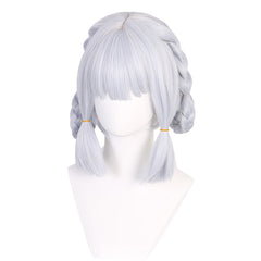 Anime Genshin Impact Kamisato Ayaka  Cosplay Wig Heat Resistant Synthetic Hair Carnival Halloween Party Props