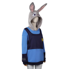 Zootopia Judy Original Cosplay Costume Hoodies Coat Halloween Carnival Party Suit-Coshduk