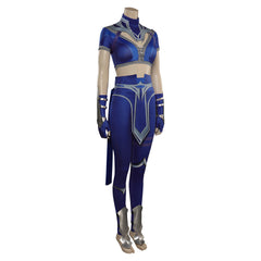 Game Mortal Kombat Kitana Outfits Cosplay Costume Halloween Carnival Suit