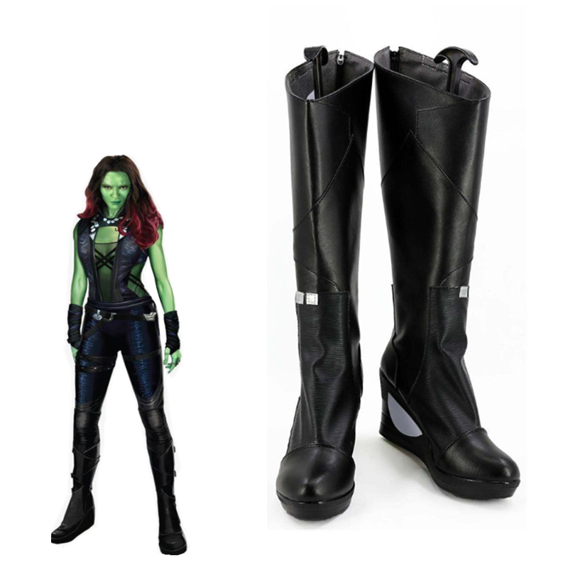 Guardians of the Galaxy 2 Gamora Cosplay Shoes Boots Halloween Carnival Props