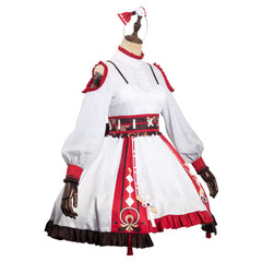 Game Genshin Impact Yae Miko Lolita Cosplay Costume Halloween Carnival Suit-Coshduk