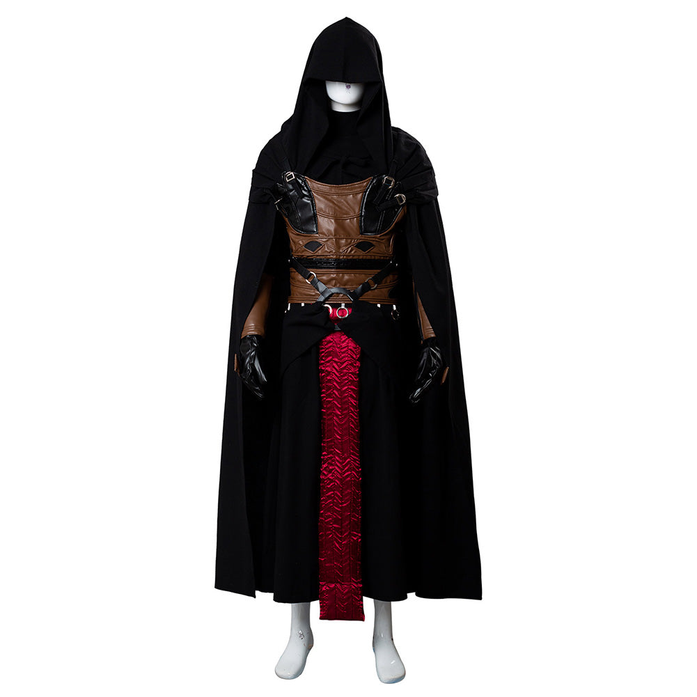 Movie Star Wars Darth Revan Black Set Outfits Cosplay Costume Halloween Carnival Suit