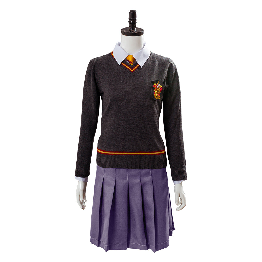 Movie Harry Potter Hermione Granger Dress Costume Hogwarts Gryffindor –  Coshduk