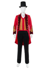 The Greatest Showman  P.T. Barnum Red Suit Cosplay Costume Halloween Carnival Suit