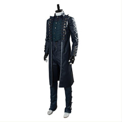 Game Devil May Cry V Vergil Aged Outfit Cosplay Costume Halloween Carnival Suit
