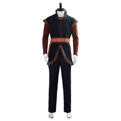 Movie Frozen 2 Kristoff Adult Outfit Cosplay Costume Halloween Carnival Suit