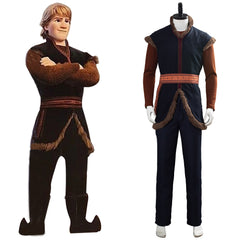 Movie Frozen 2 Kristoff Adult Outfit Cosplay Costume Halloween Carnival Suit