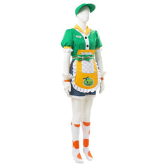 Game Overwatch Mei Honeydew Skin Green Set Outfits Cosplay Costume Halloween Carnival Suit