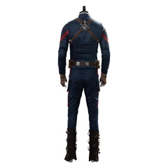 Avengers 4: Endgame Steve Rogers Captain America Cosplay Costume Halloween Carnival Suit
