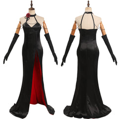 Yor Black Witch Dress Original Outfits Cosplay Costume Halloween Carnival Suit -Coshduk