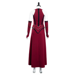 TV Wanda Vision Outfit Scarlet Witch Halloween Carnival Suit Cosplay Costume