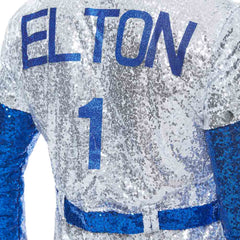 Rocketman Elton John Dodgers Baseball Uniform Cosplay Costume Halloween Carnival Suit