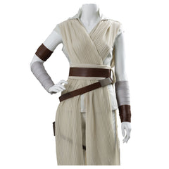 Movie The Rise of Skywalker Rey Cosplay Costume Outfit Dress Halloween Carnival Suit