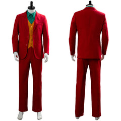 Movie Joker Origin Romeo 2019 Film DC Movie Joaquin Phoenix Arthur Fleck Cosplay Costume Outfit Suit Uniform