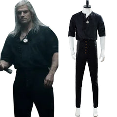 Geralt of Rivia The Witcher TV Casual Wear Cosplay Costume Halloween Carnival Suit