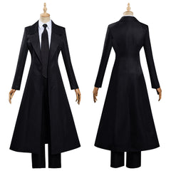 Anime Makima Shirt Coat Pants Outfit Black Set Halloween Carnival Suit Cosplay Costume