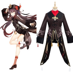 Game Genshin Impact Outfit HuTao Halloween Carnival Suit Cosplay