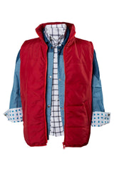 Back To The Future Marty McFly  Red Waistcoat Cosplay Costume Halloween Carnival Suit