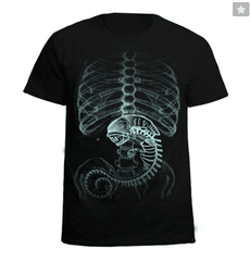 Alien vs. Predator Cotton Black T-Shirt Costume