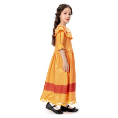 Kids Children Encanto PEPA Cosplay Costume Dress Outfits Halloween Carnival Suit Yellow Skirt