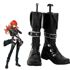 Game Genshin Impact Boots Diluc Ragnvindr Halloween Costumes Accessory Cosplay Shoes