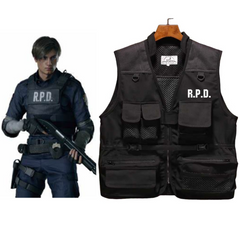 Game Resident Evil RPD Cosplay Costume Vest Halloween Carnival Party Disguise Outfits