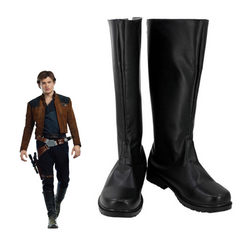 Solo: A Star Wars Story Han Solo Cosplay Shoes Boots Halloween Carnival