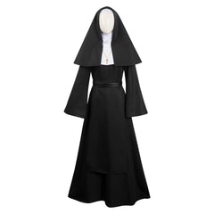 Movie The Nun 2023 The Nun Cosplay Costume Outfits Halloween Carnival Suit