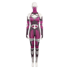 Game Mortal Kombat Milenna ​Purple Jumpsuit Outfits Cosplay Costume Suit