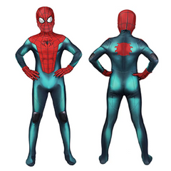 Kid Spider-Man PS5 Miles Morales Cosplay Costume Jumpsuit Outfits Halloween Carnival Suit