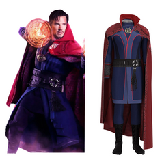 Movie Doctor Strange in the Multiverse of Madness Doctor Strange Cosplay Costume Outfits Halloween Carnival Suit
