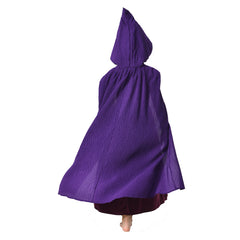 Kids Children Movie Hocus Pocus 2 Sarah Sanderson Cosplay Costume Cloak Halloween Carnival Suit