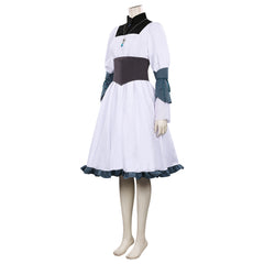 Game Final Fantasy Jill Warrick White Dress Outfits Cosplay Costume Halloween Carnival Suit
