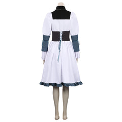 Game Final Fantasy Jill Warrick White Dress Outfits Cosplay Costume Halloween Carnival Suit