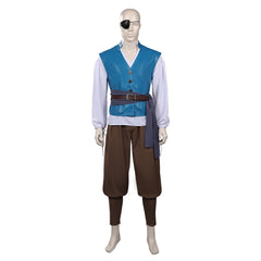 Pirates of the Caribbean Medieval Pirate Cosplay Costume Shirts Vest Pants Outfits Halloween Carnival Suit
