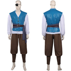Pirates of the Caribbean Medieval Pirate Cosplay Costume Shirts Vest Pants Outfits Halloween Carnival Suit