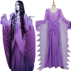 The Munsters Lily Munster Cosplay Costume Outfits Halloween Carnival Suit