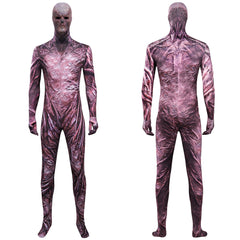 TV Stranger Things Season 4 Vecna Cosplay Costume Print Jumpsuit Outfits Halloween Carnival Suit