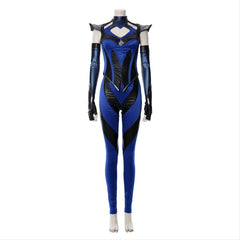 Game Mortal Kombat 11 Kitana Outfit Halloween Carnival Suit Cospaly Costume