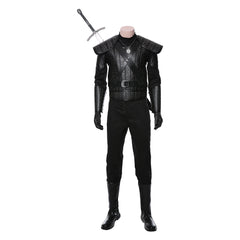 TV The Witcher Cavill Geralt of Rivia Suit Movie Cosplay Costume Halloween Carnival Suit