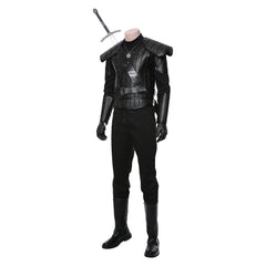 TV The Witcher Cavill Geralt of Rivia Suit Movie Cosplay Costume Halloween Carnival Suit