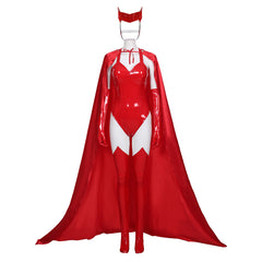 TV Wanda Vision 2020 Sexy Scarlet Witch Wanda Maximoff Women Outfit Halloween Carnival Costume Cosplay Costume