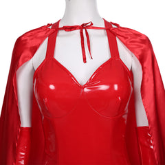 TV Wanda Vision 2020 Sexy Scarlet Witch Wanda Maximoff Women Outfit Halloween Carnival Costume Cosplay Costume