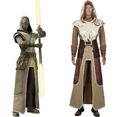 Movie The Clone Wars Coat Uniform Outfit Jedi Temple Guard Halloween Carnival Suit Cosplay Costume