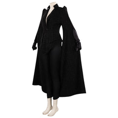 Cruella Cosplay Costume Black Coat Outfits Halloween Carnival Suit