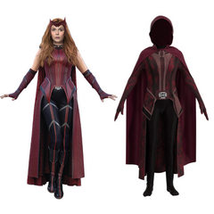 Kids Children Movie Doctor Strange Scarlet Witch  Cosplay Costume Jumpsuit Outfits Halloween Carnival Suit
