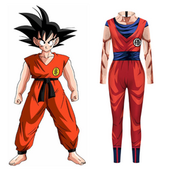 Anime Dragon Ball Son Goku Women Jumpsuit Cosplay Costume Outfits Halloween Carnival Suit