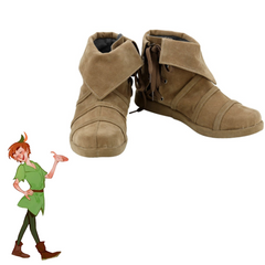 Movie Peter Pan Cosplay Shoes Halloween Carnival Boots