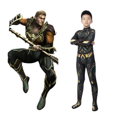 Kids Children Aquaman Cosplay Costume Jumpsuit Outfits Halloween Carnival Suit